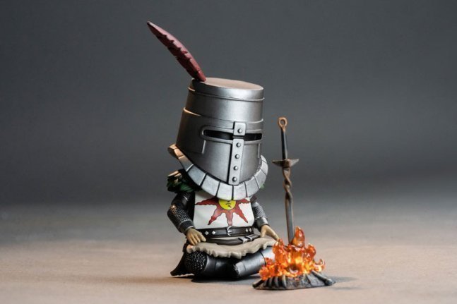 Warrior of Sunlight Solaire Deformed Action Figure -- DARK SOULS
