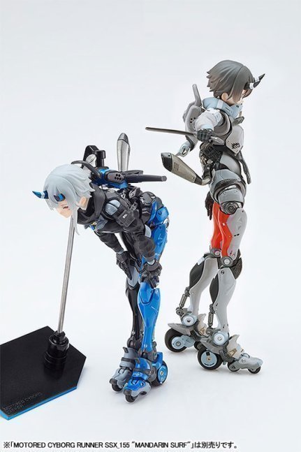 SSX_155 Action Figure "TECHNO AZUR" ver. -- SHOJO-HATSUDOKI MOTORED CYBORG RUNNER