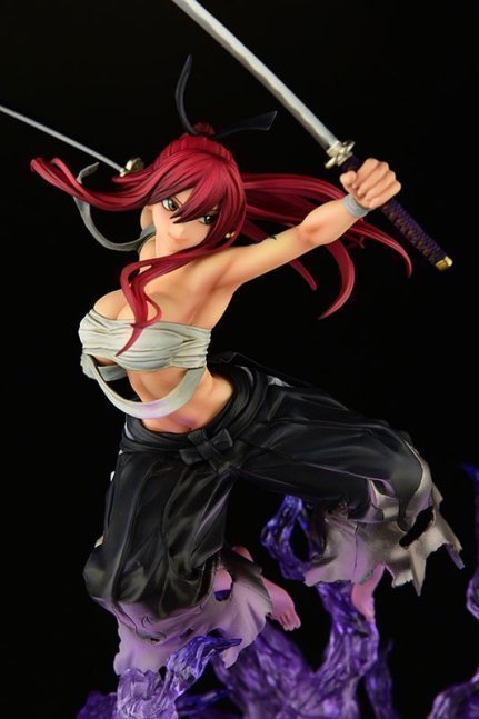 Erza Scarlet 1/6 Figure Samurai -Kouen Banjou- ver. Jet Black