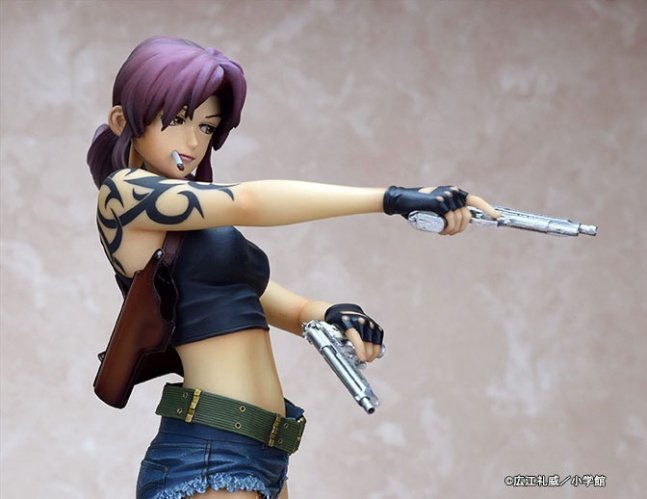 レヴィ Two Hand 2022 Ver.A BLACK LAGOON 1/6 Revy 1/6 Figure Two Hand 2022 ver.A -- Black Lagoon | JBOX