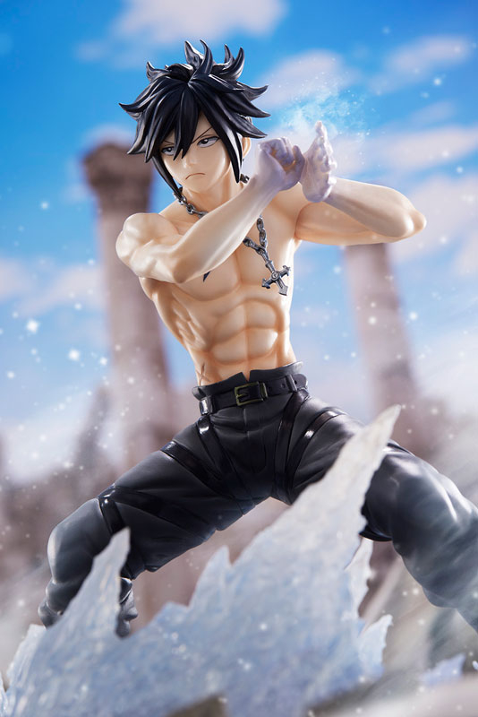 FAIRY TAIL - Gray Fullbuster - Statuette 1/8 19cm : :  Figurine Bellfine Fairy Tail