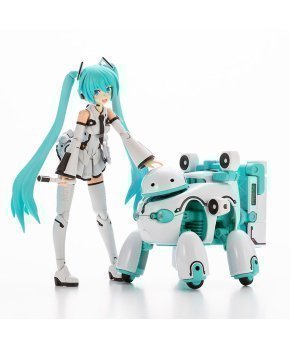 Frame Arms Girl FRAME MUSIC GIRL HATSUNE MIKU [MARUTTOYS Ver.] with TAMOTU [MIKU Ver.] Plastic Model