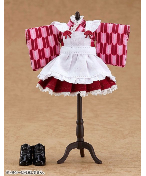 Nendoroid Doll Outfit Set Japanese-Style Maid Pink